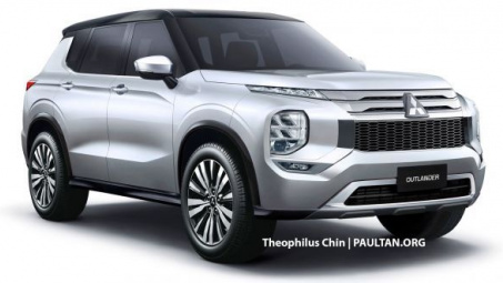 Xem trước Mitsubishi Outlander 2021 qua ảnh dựng