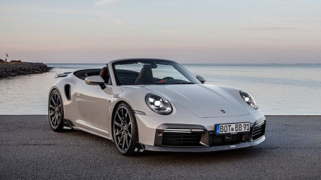 Porsche 911 Turbo S Cabriolet với gói độ Brabus: Nhanh như một cơn gió