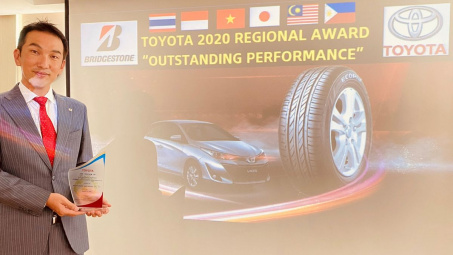 Bridgestone nhận giải thưởng danh giá từ Toyota