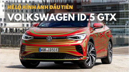 SUV điện Volkswagen ID 5 GTX hé lộ hình ảnh động đầu tiên