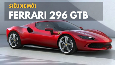 Ferrari 296 GTB động cơ điện "siêu khủng" ra mắt