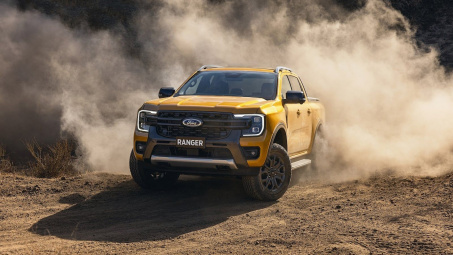 Sẽ có 2 màn hình hiển thị dọc trên Ford Ranger 2022, bản cao cấp kích thước 12 inch