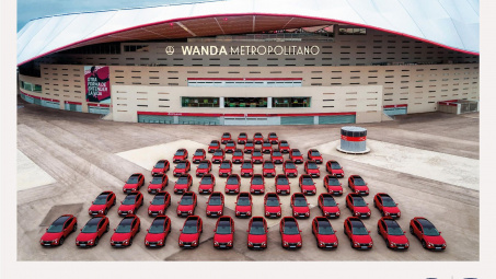 Hyundai tặng loạt xe Tucson Hybrid cho các cầu thủ Atletico Madrid