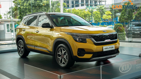 Chi tiết xe Kia Seltos phiên bản 1.4L Luxury được trưng bày tại đại lý