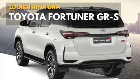 Toyota Fortuner GR-S 2022 lộ diện hình ảnh mới nhất