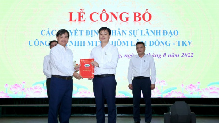 Bổ nhiệm Giám đốc Công ty TNHH MTV Nhôm Lâm Đồng - TKV