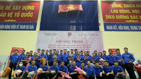 Nghĩa tình Tuổi trẻ Than Thống Nhất với chiến dịch “Kỳ nghỉ hồng”