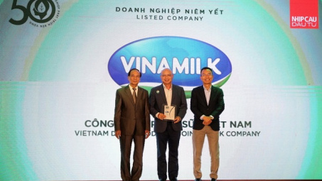 Vinamilk lọt Top 50 Doanh nghiệp Phát triển Bền vững tiêu biểu 2022