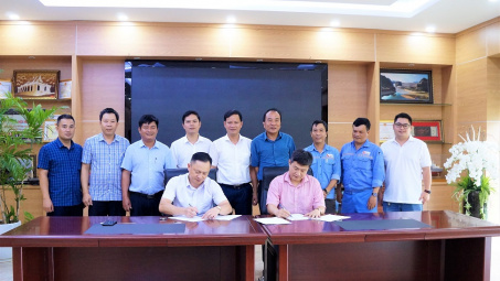 Xi măng Long Sơn và PC Thanh Hóa: Ký Hợp đồng nguyên tắc cung cấp các dịch vụ điện