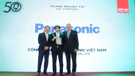 Panasonic tiếp tục được vinh danh Top Doanh nghiệp Phát triển bền vững