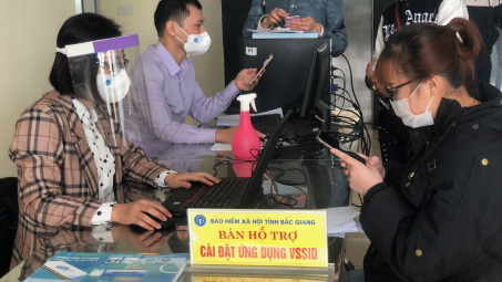 Bắc Giang : Gần 300.000 tài khoản đăng nhập ứng dụng VssID