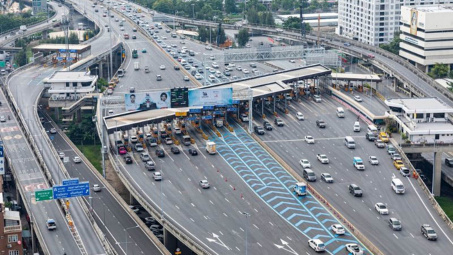Ngỡ ngàng với Trạm thu phí không dừng ở Thái Lan