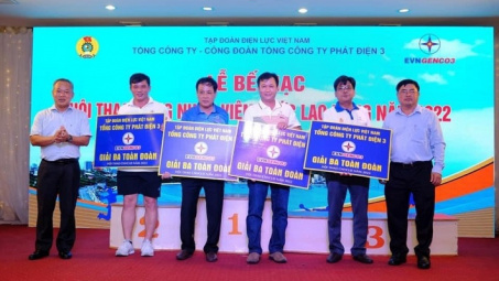 Bế mạc Hội thao CNVCLĐ Tổng Công ty Phát điện 3