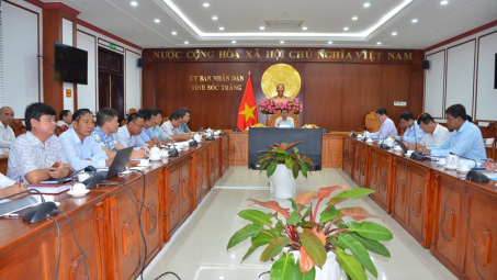 Sóc Trăng phấn đấu hoàn thành tuyến đường trục phát triển kinh tế Đông Tây trước ngày 30/9