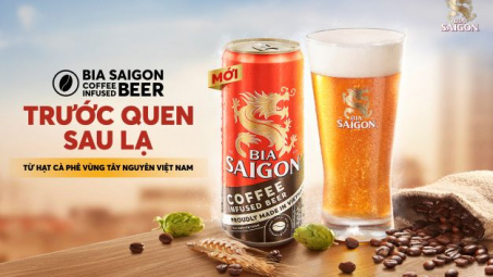 Lần đầu tiên xuất hiện tại Việt Nam - Bia SaiGon vị Cà phê