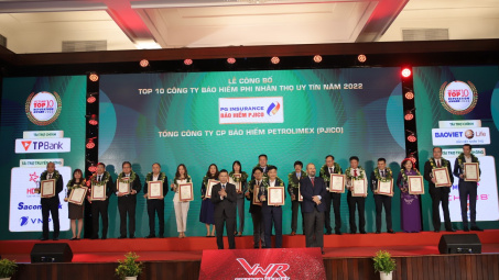 PJICO: Tiếp tục vào Top 10 Công ty bảo hiểm phi nhân thọ uy tín