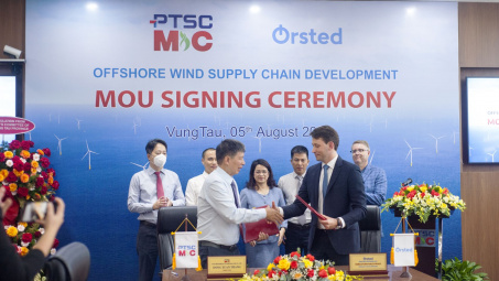 PTSC M&C - Ørsted ký kết hợp tác lĩnh vực điện gió ngoài khơi