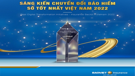 Bảo Việt nhận giải thưởng “Sáng kiến chuyển đổi bảo hiểm số tốt nhất Việt Nam 2022”