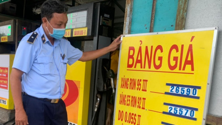 Giám sát, xử phạt nhiều cửa hàng xăng dầu vi phạm