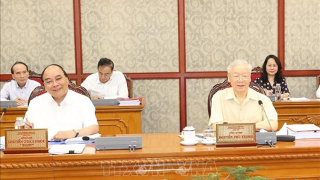 Tổng Bí thư chủ trì họp Bộ Chính trị, Ban Bí thư cho ý kiến các đề án