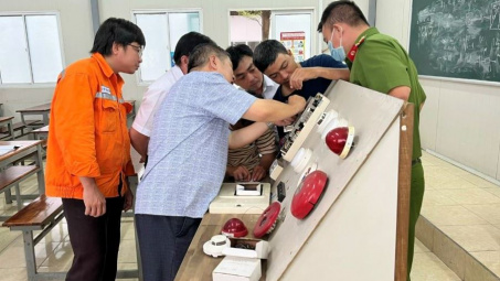 PC Bà Rịa - Vũng Tàu nâng cao nghiệp vụ sửa chữa, bảo trì các phương tiện PCCC