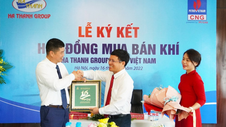 CNG Việt Nam ký hợp đồng mua bán khí với Hà Thanh Group