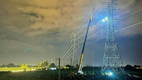 EVNNPT gấp rút di dời 19 điểm giao chéo đường dây truyền tải để thi công cao tốc Bắc - Nam