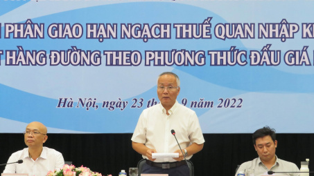 7 thương nhân được phân giao hạn ngạch thuế quan nhập khẩu 109.000 tấn đường