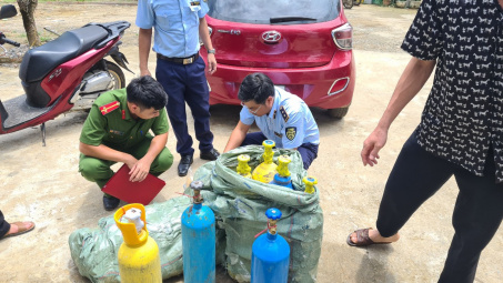 Sơn La: Phạt gần 36 triệu đồng đối với cơ sở kinh doanh khí cười (N2O)