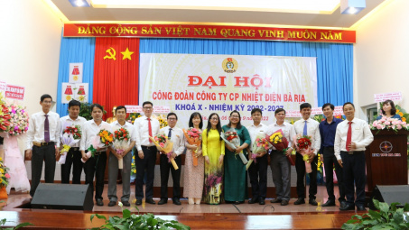 Nhiệt điện Bà Rịa: Tổ chức thành công Đại hội Công đoàn khóa X, nhiệm kỳ 2022-2027