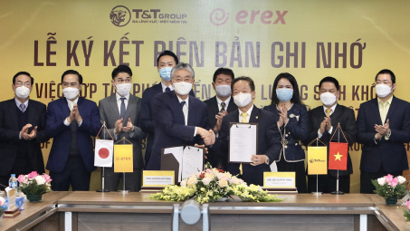 T&T Group và Tập đoàn EREX hợp tác trong lĩnh vực năng lượng điện sinh khối