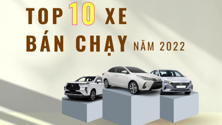 Top 10 xe bán chạy nhất năm 2022: Xe Việt mất hút, Toyota Vios quay lại vị trí số 1