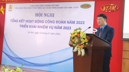 Công đoàn VEAM: Tiếp tục là "điểm tựa" vững chắc cho người lao động