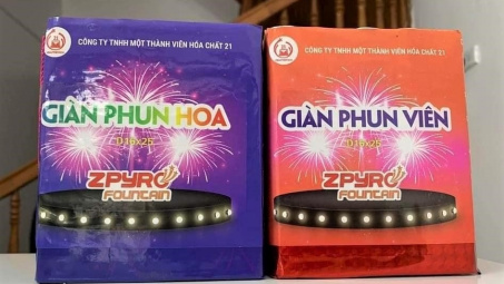 Cảnh báo về việc mua pháo hoa trực tuyến