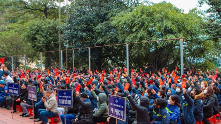 Không khí thi đua sôi nổi ngày khai Xuân tại Than Thống Nhất