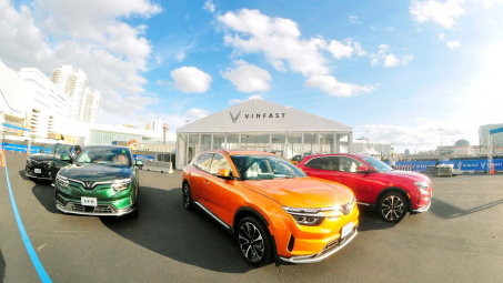 Ngắm dàn xe điện của VinFast tại CES 2023