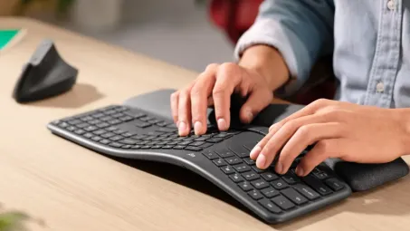 Bàn phím công thái học Wave Keys, sản phẩm tiện dụng cho người dùng văn phòng