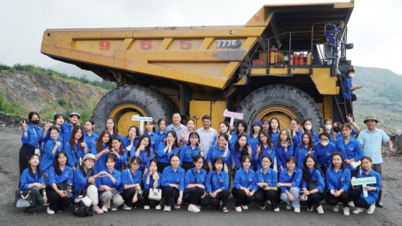 Những trải nghiệm thực tế sinh động tại mỏ than Cao Sơn