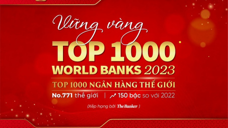 Ngân hàng SeABank tăng 150 bậc trong bảng xếp hạng “Top 1000 Ngân hàng thế giới”