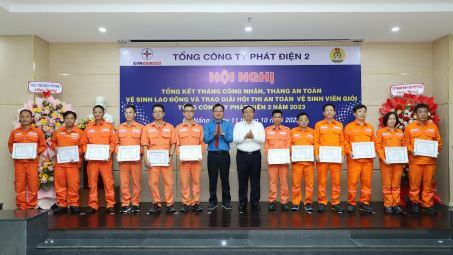 EVNGENCO2: Sôi nổi Hội thi An toàn vệ sinh viên giỏi
