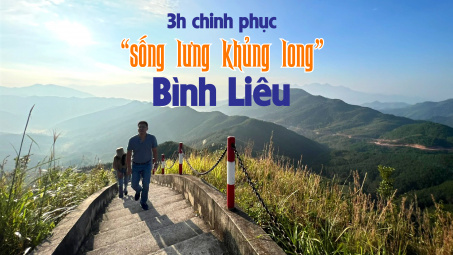 3h chinh phục “sống lưng khủng long” Bình Liêu