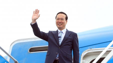 Chủ tịch nước Võ Văn Thưởng lên đường dự Diễn đàn cấp cao hợp tác quốc tế 'Vành đai và Con đường' lần thứ ba