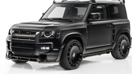 Land Rover Defender "biến hóa" thành phiên bản "bóng đêm" siêu mạnh bởi hãng độ Mansory