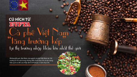 [Emagazine] Cú hích từ EVFTA: Cà phê Việt Nam “tăng trưởng kép” tại thị trường nhập khẩu lớn nhất thế giới