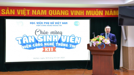 Chào khóa mới và gặp gỡ các thế hệ sinh viên Viện Công nghệ Thông tin, Học viện Phụ nữ Việt Nam