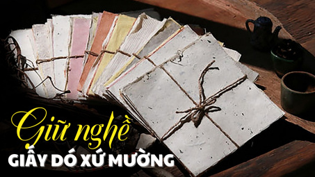 Giữ nghề giấy dó xứ Mường