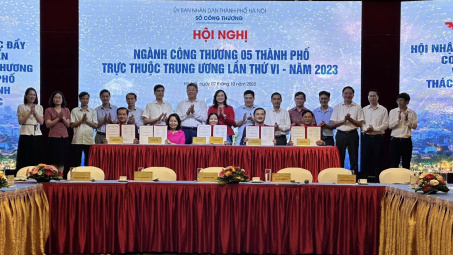 Tăng cường hợp tác lĩnh vực công thương 5 thành phố trực thuộc Trung ương