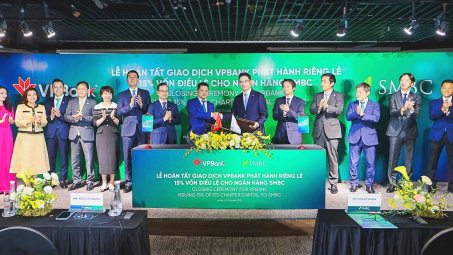 Ngân hàng VPBank (VPB) và SMBC vừa hoàn tất thương vụ bán vốn trị giá 1,5 tỷ USD