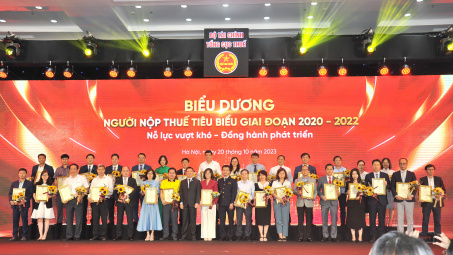 Tổng cục Thuế biểu dương 138 doanh nghiệp nộp thuế tiêu biểu