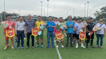 Sôi nổi Giải bóng đá giao hữu giữa các đơn vị trong Tập đoàn Hoá chất Việt Nam